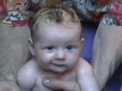 so bade ich mit 3 Monaten